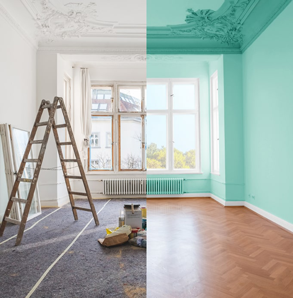 Interior house painting Melbourne and suburbs House painting a heritage interior before and after