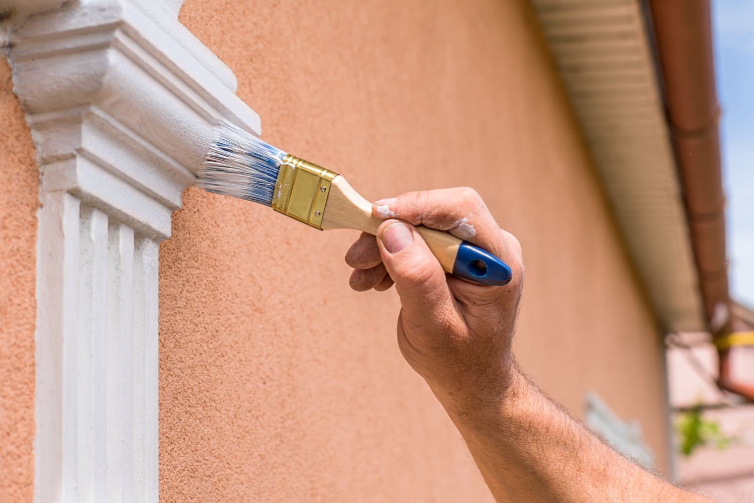 Painting the exterior of a house – the difference is teh attention to detail and good preparation exterior house painting with attention to detail