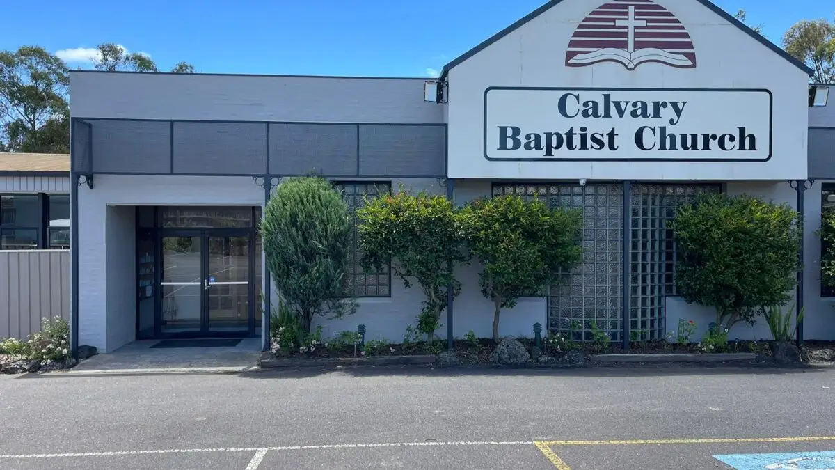 The revitalised church exterior features a fresh coat of paint, enhancing its aesthetic appeal and community presence.